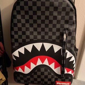 Sprayground backpack checkered exclusive